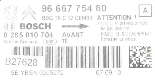  C722JE - MODULE/ BOSCH 0285010830/ 9675181780/ 0285010704/ (C722JE)
