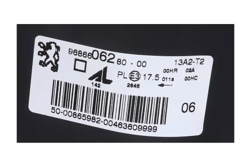 PSA / Stellantis T3/ 206+/ H7-H1/ 9686606280/ SEE.6206P3 (0000141814)