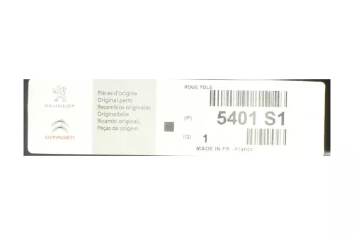 PSA / Stellantis 16 INCH/ STEEL TYPE 3/ 7J CH5-32/5-HOLE/ SEE 5401S1 (0000255238)