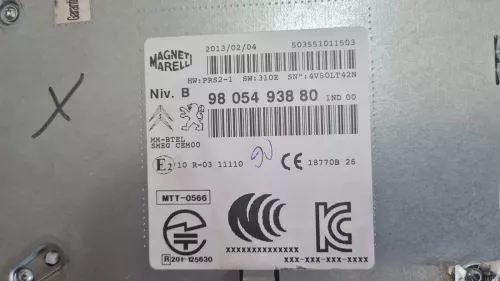 PSA / Stellantis TELEMATICS UNIT/ MAGNETI MARELLI 4VCGWGS6R 9806729580 (0000323974)