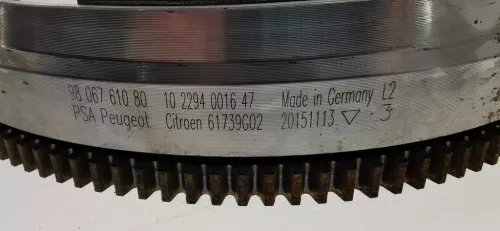 PSA / Stellantis T9/ B 1.2 12V HNY HN02 EB2DTS THP TURBO/ SACHS 102294001647 (0000303373)