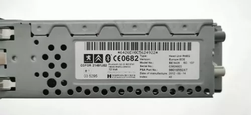 PSA / Stellantis RADIO + NAV SYSTEM / SEE 6579CP RP 16095878XT 1616962180 (0000305413)