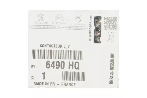 PSA / Stellantis T3 B9/ RIGHT/ +CAR/ 4 PIN CONNECTOR/ 9662428277/ SEE (0000307303)