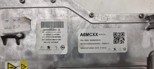 PSA / Stellantis OBC BATTERY CHARGER ABOVE ELECTRIC MOTOR/ ON-BOARD CHARGER/ (0000324237)