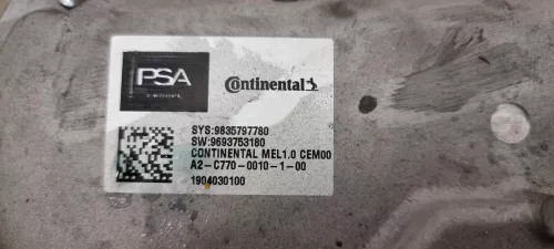 PSA / Stellantis ELECTRIC/ ZK01 105TA/ CONTINENTAL 9839179380 9835797780 (0000326713)