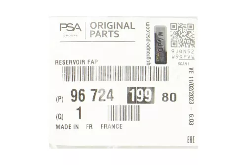 PSA / Stellantis HDI 1.6 8V 9HR 9H05 DV6C/ EOLYS ADDITIVE TANK + FAB/ SEE (0000342566)