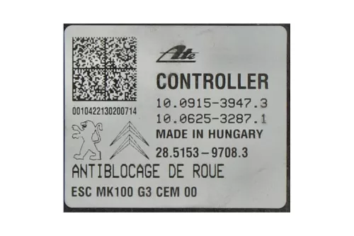 PSA / Stellantis B 1.0 12V ZM01 EB0F VTI/ ATE (0000352513)