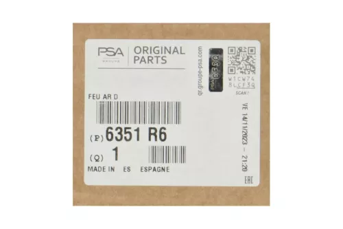 PSA / Stellantis PLURIEL/ LEFT-HAND DRIVE/ GREY CHROME BACKGROUND/ VALEO (0000356085)