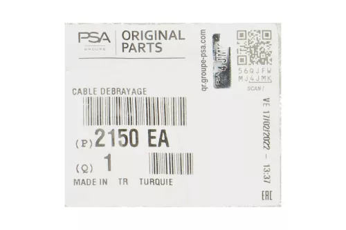 PSA / Stellantis HDI 1.3 16V FHZ F13DTE5 199B1000/ CABLE/ SEE 2150EA (0000359318)
