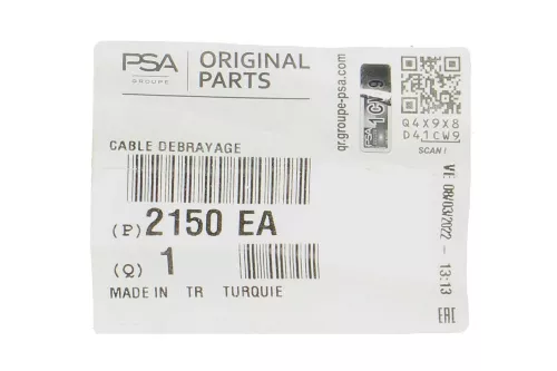 PSA / Stellantis HDI 1.3 16V FHZ F13DTE5 199B1000/ CABLE/ SEE 2150EA (0000359319)