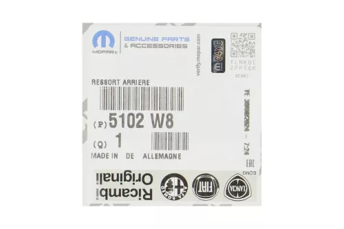 PSA / Stellantis AIR BELLOWS ON REAR AXLE / SEE 1350998080 5102W8 (0000369018)