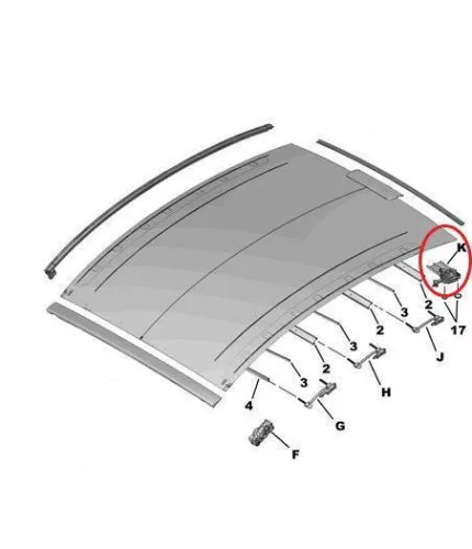 ebben parts PLURIEL/INTERSLIDE GUIDE SET RIGHT / SEE 8401HW (0000364669)