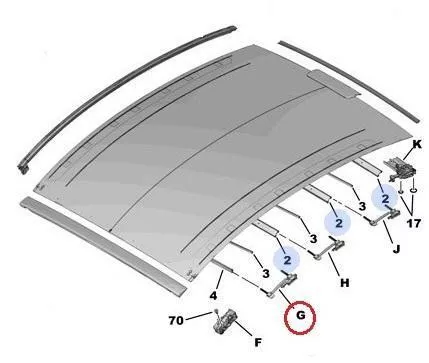 PLURIEL/INTERSLIDE GUIDE SET LEFT / SEE 8401HV