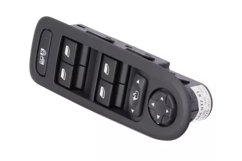 PSA / Stellantis LEFT FRONT / MIRROR + WINDOW FRONT + REAR / BLACK MISTRAL / (0000365105)