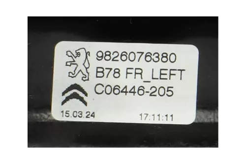 PSA / Stellantis ENGINE WITH MECHANICS/ B78/ BROSE 9675288980/ SEE (0000369327)