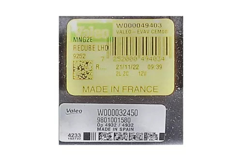 PSA / Stellantis ENGINE + MECHANICS/ VALEO W000032450 W000049403/ SEE (0000373865)