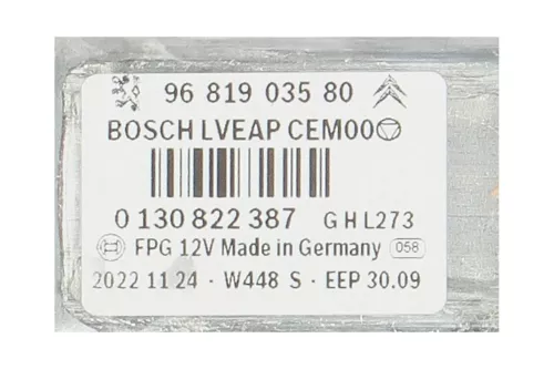 CC-CABRIO/ MOTOR LOOSE/ BOSCH 0130822387 9681903580/ SEE