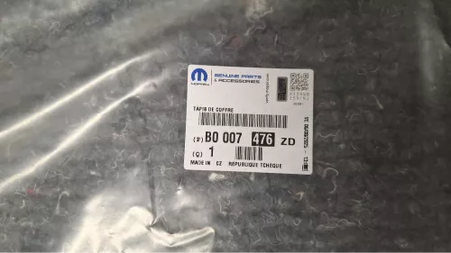 PSA / Stellantis TRUNK MAT WITH REINFORCEMENT IN THE CENTER/58570_0H030 (0000384222)