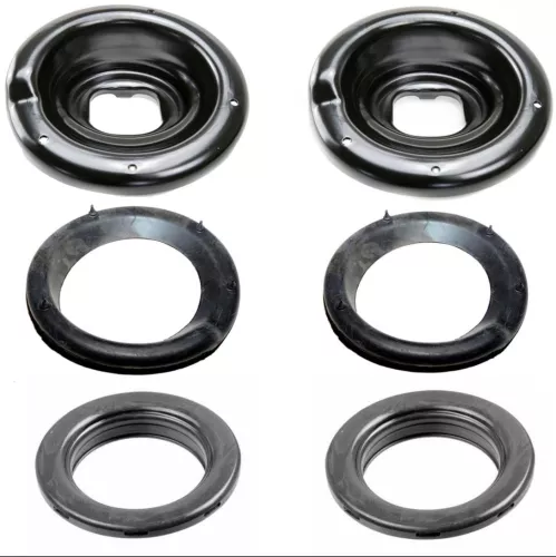 SPRING CUP + RUBBER + STRUT BEARING LEFT AND RIGHT / SEE
