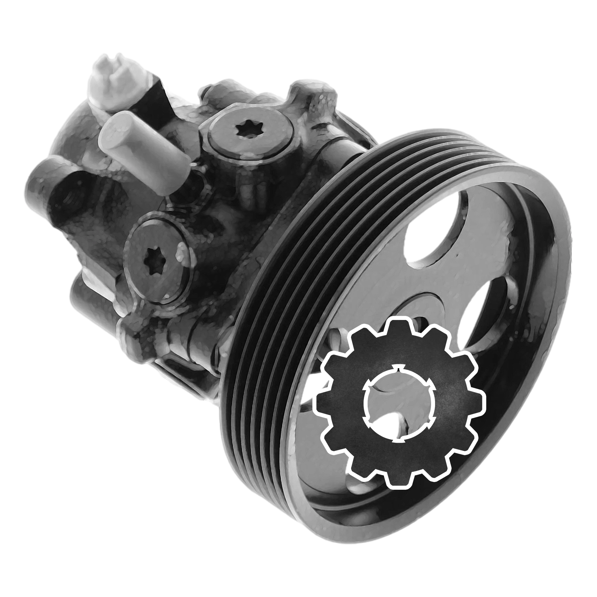 High pressure pump attachment