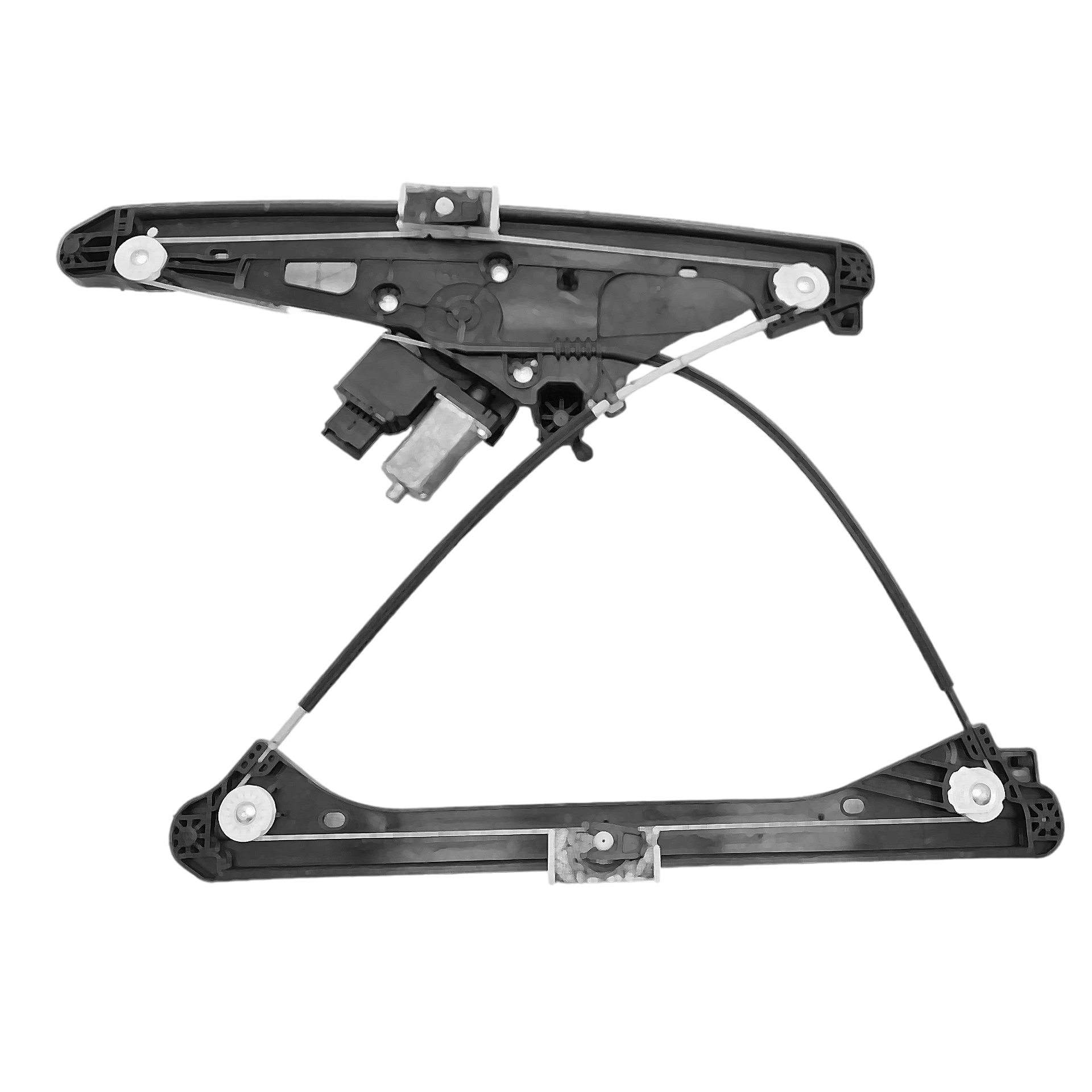 Left front window mechanism